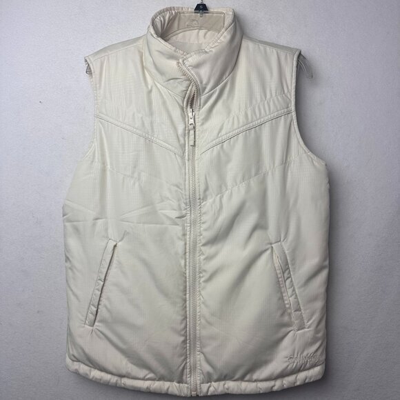 Gander Mountain Guide Series puffer Vest Women’s M down filled winter white - Picture 1 of 5